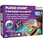 PlayShifu STEM Toy Math Game - Plugo Count (Kit + App with 5 Interactive Math Games) Educational Toy for 4 5 6 7 8 year old B