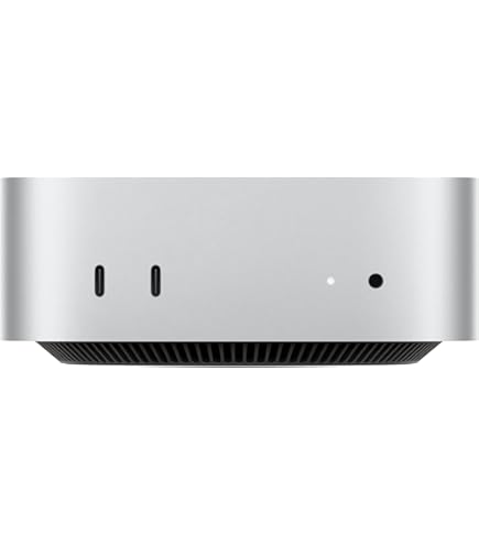 Supporto Per Mac Mini M4/M4 Pro | Design In PC+ABS Con Raffreddamento Migliorato | Gestione Cavi E Spazio Archiviazione