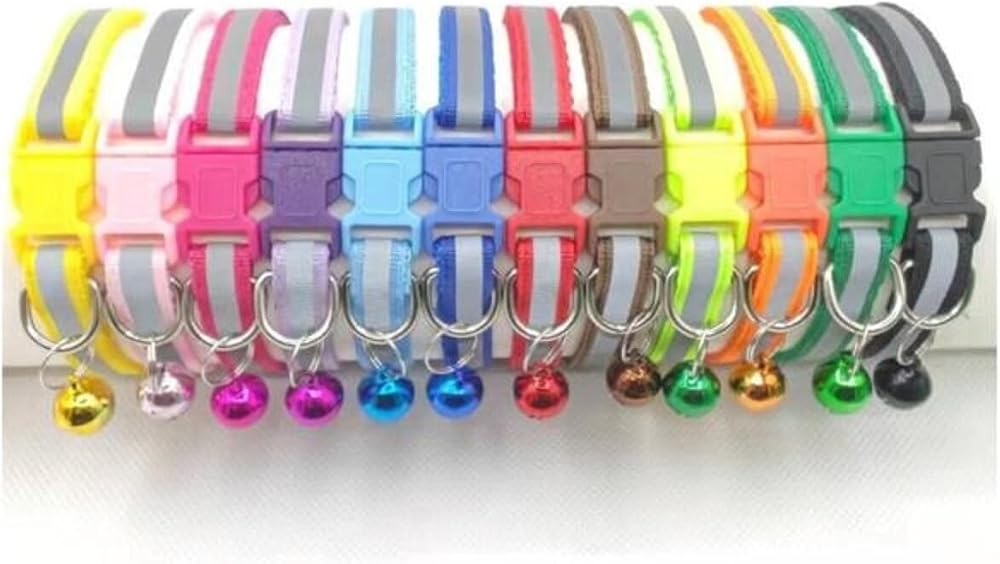Glipet Reflektörlü Zilli Kedi Boyun Tasması 19x1 Cm Kırmızı