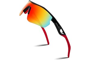 FEISEDY Kinder Jugendliche Sport Sonnenbrille Polarisiert für Jungen und Mädchen im Alter von 6-12 Jahren Baseball Radfahren Brillen mit TR90 Frame B0220