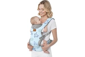 YooxArmor bärsele nyfödda från födseln, 4–36 månader, blå | Ergonomisk M-position, X-rygg, midjebä 67–150 cm, med nackstöd