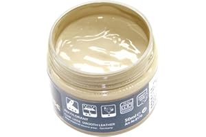 Recolorant pour Cuir, Réparation de La Couleur du Cuir sur La Teinture du Cuir Décolorée et Rayée Recolorant du Cuir, pour Fissures et Trous dans Les Meubles, Canapés, Sièges de Voiture, Beige