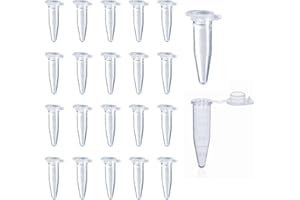 MAKOTO NOBU 70 Pcs Centrifuge Tube, 1.5ml Test Tubes Sample with LidIdeal Graduated, Clear Micro Conical Centrifuge Tubes for Laboratory, Centrifuge Vials for Sample Storage and Processin