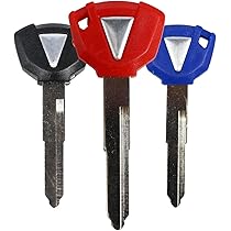Blank Blade Uncut Key Motorcycle Key Uncut Replacement for Kawa