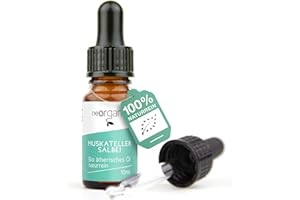 ‎NEOORGANIC NeoOrganic® Organic Clary Sage Oil (Salvia sclarea), 100% Natural Organic Essential Oil, 10 ml