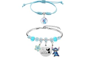 OPEIXSAYKOC ZORTORZ Cartoon Schmuck Set,Glitzerndes Bettelarmband,Cartoon Bettelarmband,kawaii Schmuck Mädchen,Verstellbares Bettelarmband,Silber Verstellbare Armbänder,Cartoon Geschenk für Mädchen Kinder