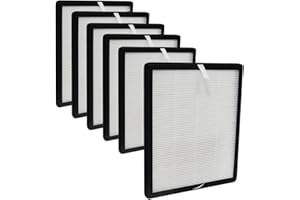 PUREBURG 6-Pack Replacement Filter Compatible with MeacoDry Arete One 18L,20L & 25L Dehumidifier Air Purifier 2-in-1, 26 x 22 cm