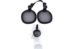 ACEXIER Taktischer Stahl-Mesh-Gehörschutz für Fast-Helme, Airsoft-Feldausrüstungs-Gehörschutzabdeckung für die meisten schnellen Helme