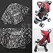 Ubesta Fashion Universal Waterproof Plastic Cover For Baby Carriage Stroller To Protect Child From Rain Wind