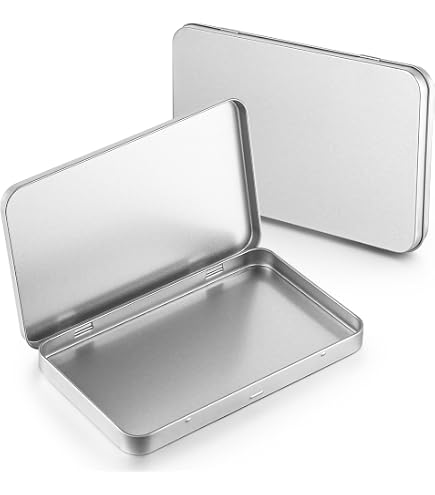6 Mini-Metallboxen Mit Schiebedeckel – Kleine Aufbewahrungsdosen Für Schmuck & Süßigkeiten