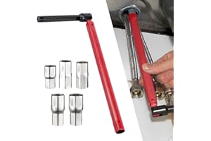 Dhqkqg Chiave Rubinetto Lavello, Chiave per Rubinetto Sottolavello, Chiave per Dadi Rubinetti, Chiavi a Tubo per Rubinetti, Chiave Sottolavello, Utensile per L'installazione dei Rubinetti 8-12 mm