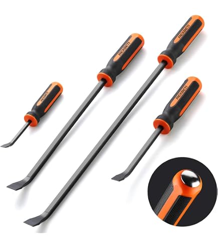 CRESCENT 5.25" Mini Pry Bar – Heavy Duty, Industrial Grade, For Demolition, Flat Pack Assembly & General Prying Tasks (FB5)