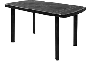 CREVICOSTA QUALITY MARK MARCAS DE CALIDAD - Mesa Rectangular Modelo Viana 137x86x73cm (Antracita)