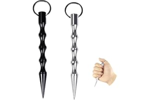 Jasminum 2 Stück Kubotan Selbstverteidigung, Selbstverteidigung Waffen Legal, Schlagring,Selbstverteidigung Frauen Verteidiguns Waffen Selbstverteidigung Self Defense Keychain für Notfallhammer
