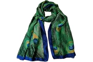 Trillion London® Spring Collection | Designer Silk Scarf For Women | Lightweight Animal Printed Neck Scarves | Shawl Wraps | Suitable for Daily Life | Smooth & Soft Finish | Size- 180cm*90cm