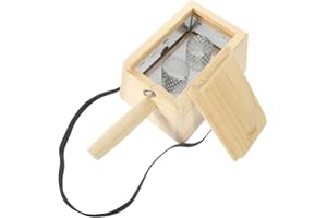 HEMOTON Wooden Moxibustion Box with Handle - Dual Column Moxa Holder for Home Use, Promotes Circulation and Disperses Cold, Ideal for Health Centers and Beauty Clubs (17X13X9.5Cm)