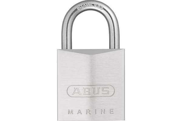 ABUS Marine hänglås 75IB/30 – väderbeständig – mässingslåskropp med nickelbeläggning – ABUS-säkerhetsnivå 5 –