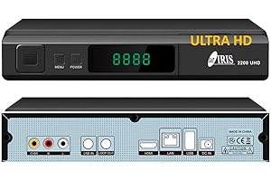 IRIS 2200 UHD-4K Receptor Digital Satélite Ultra HD con Microprocesador Ali M2661