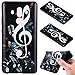 Produktbild Ooboom® Huawei Mate 10 Pro Hülle TPU Silikon Prägen Weich Handy Tasche Case Cover Flexibel Bumper Ultra Dünn Slim für Huawei Mate 10 Pro - Musiknote