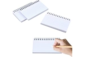 RIVIEVAL 3 Pack Index Cards, 150 Sheets Flash Cards Lined Revision Cards Easy Flip Record Cards Cue Cards for Office Meeting, School Learning, Memory, Sticky Note (White)…