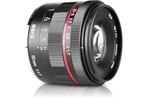 MEIKE MK-50MM F/1.7 Prime Lens Compatible with Sony Full Frame Camera such as A7II A9 (E-Mount)