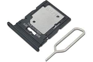 Eonpam Dual SIM Karte Rahmen für Xiaomi Redmi Note 11 Pro 5G Card Tray SIM Kartenhalter Slot Schlitten Halter + SIM Pin(Grau)