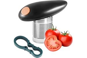 FAMINI Can Opener, Electric Can Opener, Automatic Tin Opener with One Touch Switch, Hand Free Can Opener,Kitchen Can Opener for Kitchen,Chefs, Restaurant, Women, Arthritis and Seniors, Safe & Easy