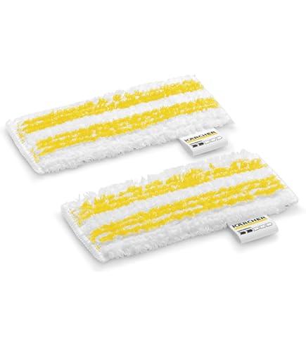 Kärcher EasyFix vloersproeierset voor stoomreinigers - doek verwisselen zonder contact met vuil (compatibel met alle Kärcher stoomreinigers SC 1 - SC 5