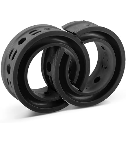 RubberShox Coil Spring Boosters – Front/Rear, 4500 Lb Capacity, For SUV & Truck (CSBPro-AP)