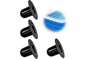 AISIKOO 4 Stück Pool Stopfen – Konische Gummistopfen für Pool Verschlussstopfen & Rohrstopfen, Winterstopfen Pool, Schwimmbad Stecker Ersatz zur Abdichtung von Ablassventilen, schwarz