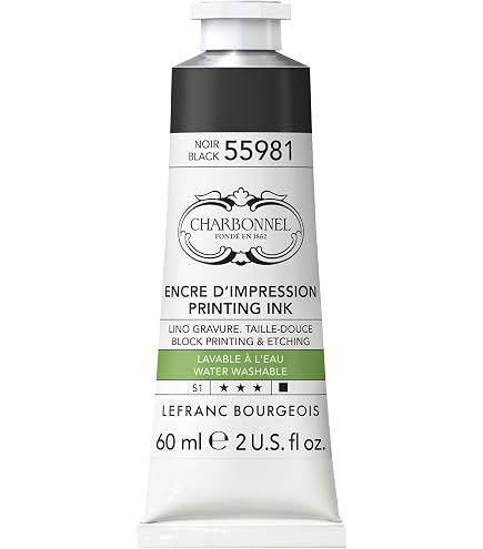 Lefranc Bourgeois Charbonnel Inchiostro Per Stampa In Rame – 60 Ml, Blu Cobalto – Vegano, Alta Pigmentazione, Resistente Alla Luce