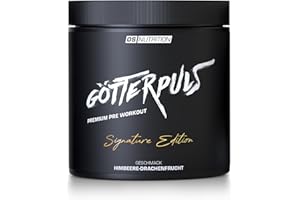 ‎OS NUTRITION OS NUTRITION Götterpuls Premium Pre Workout Booster Signature Edition 395g (Himbeere-Drachenfrucht)