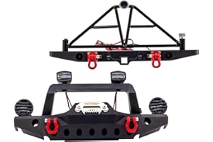 Amagogo RC Crawler Stoßstange für Axial SCX10 Modellauto Im Maßstab 1:10 DIY Zubehör