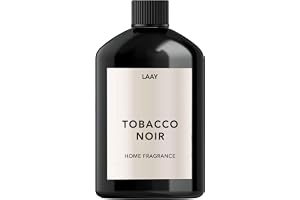 LAAY Refill inomhusdoft 500 ml – Tobacco Noir – tobaksnot påfyllning för doftpinnar reed diffuser – Tillverkad i Tyskland