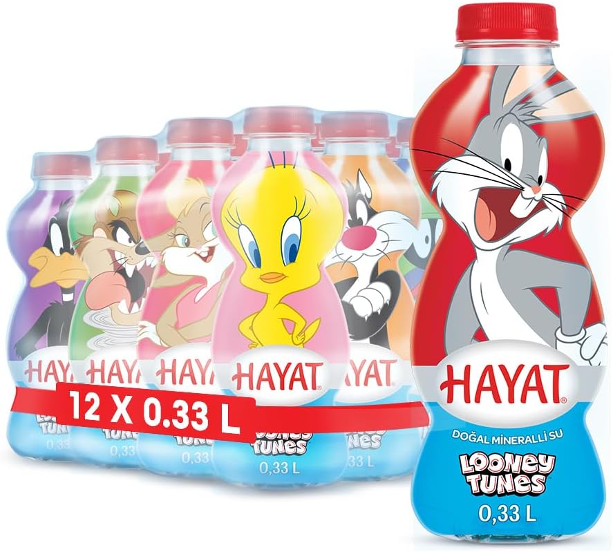 HAYAT Maskot Su Looney Tunes 12 Adet 330 Mililitre