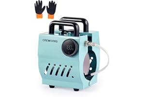 CREWORKS Presse à Chaud pour Mug 280W丨Diamètre 60-85mm丨Volume 325-440ml丨Température Réglable 40-240℃丨Machine Transfert de Chaleur pour DIY Gobelet Tasse Bouteille Verre (11-15oz)