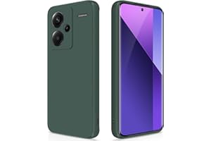 GiiYoon Funda para Xiaomi Redmi Note 13 Pro Plus 5G, Case de Silicona Suave de TPU Carcasa Protector de Goma Fexible Prueba Liviano y a Delgado de Golpes Antirrayas para Teléfono (Verde)