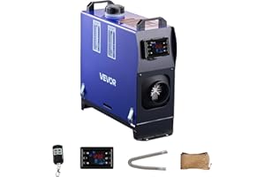 ‎VEVOR VEVOR Dieselheizung Lufterhitzer 8 kW DC 12 V/24 V tragbare Standheizung mit Fernbedienung & LCD-Bildschirm, geringe Geräuschentwicklung, 5 L Kraftstofftank für LKW Wohnmobile SUV Campervan