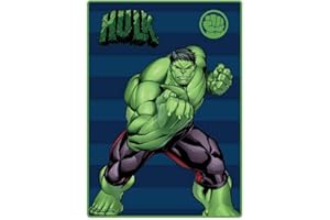arlis Hulk Marvel Fleecedecke, 100 x 140 cm (Plaid Hulk Marvel)