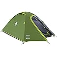 Coleman Tent Darwin 2-4 Person | Compact Lightweight Dome Tent | Models with Darkened Bedroom | Camping, Festival and Hiking Tent | 4500mm Waterproof | with Sewn-in Groundsheet