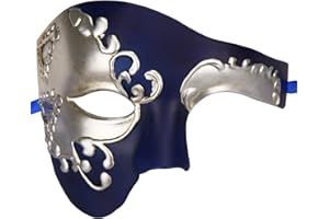 Thmyo Das Phantom der Venezianischen Karnevals-Maskerade-Maske des Vintagen Entwurfs-halber Gesichts-Männer