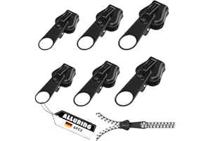 Alluring Kit de Reparación de Cremalleras, Reparador de Cremallera Kit, Cierre de cremallera, Removable-Universal-Zipper Repairer para Chaqueta, Bolso, Maletas, Mochilas