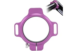 Tissting Preload Adjuster 28.99mm/1.14in Purple Aluminium Alloy Bicycle Crank Chainring Adjuster with Thread Ring and Adjuster, Cycling Bottom Bracket Adjuster