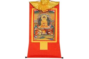 Gandhanra thangka tibetano,Shakyamuni (Buddha Gautama),hangable buddista rotolo,thanka di pittura damascata decorativa,zen arazzo art per decorazione per la casa,meditazione