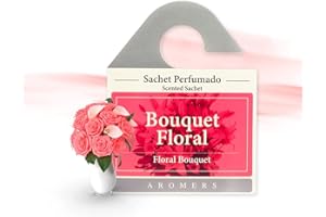 AROMERS Caja con 6 Sachets Ambientador Perfumado Aroma Bouquet Floral