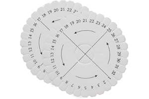 OULENSY 2pcs Tissage Outils Corde Tressage Ronde Perlage Conseil des Disques Noeud Carré Tricot Plaque Tressé