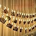 Produktbild Gaddrt Licht 1,5 Mt 10 LED hängende Karte Bild Clips Foto Pegs String Licht Lampe Innendekor (B)