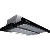 Balay, Telescopic Hood, 60 cm Wide, Black, 3BT263MN | Cook without fumes or odors with the recirculation mode and enjoy clear