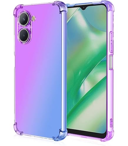 Compatibile con Redmi Note 12 Pro Case Glitter, Trasparente Xiaomi Redmi Note 12 Pro 5G Custodie Sparkly, Gel Trasparente Silicone Antiurto Bumper Cover per Donna Ragazze (Viola