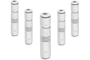 COZERI 5PCS Pneumatischer Auswerfer 6mm,ZU05S leistungsstark,Push in One Touch Rohr Typ Pneumatische Vakuum-Erzeuger Tubuläres Vakuum, Hohe Vakuumleistung, Kompakt und Zuverlässig für Pneumatiksysteme